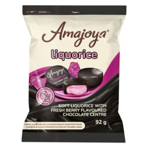 Amajoya Liquorice Toffee Berry Flavoured Chocolate Centre 92gr