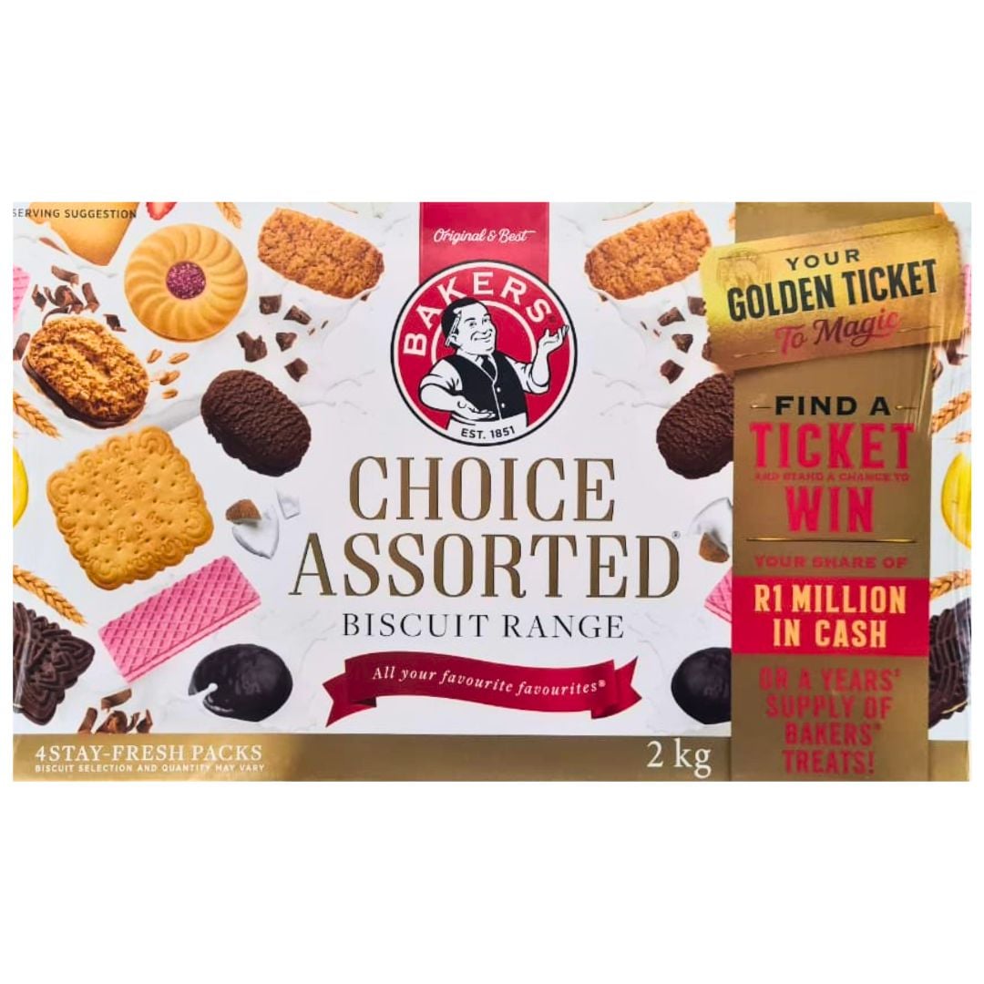 Bakers Choice Assorted Biscuit Range 2kg