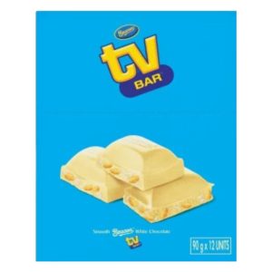 Beacon Slab Tv Bar White Chocolate 12x80gr