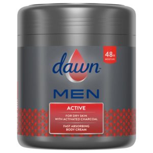Dawn Men Active Fast Absorbing Body Cream 300ml