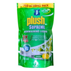 Plush Dishwashing Liquid Refill 750ml