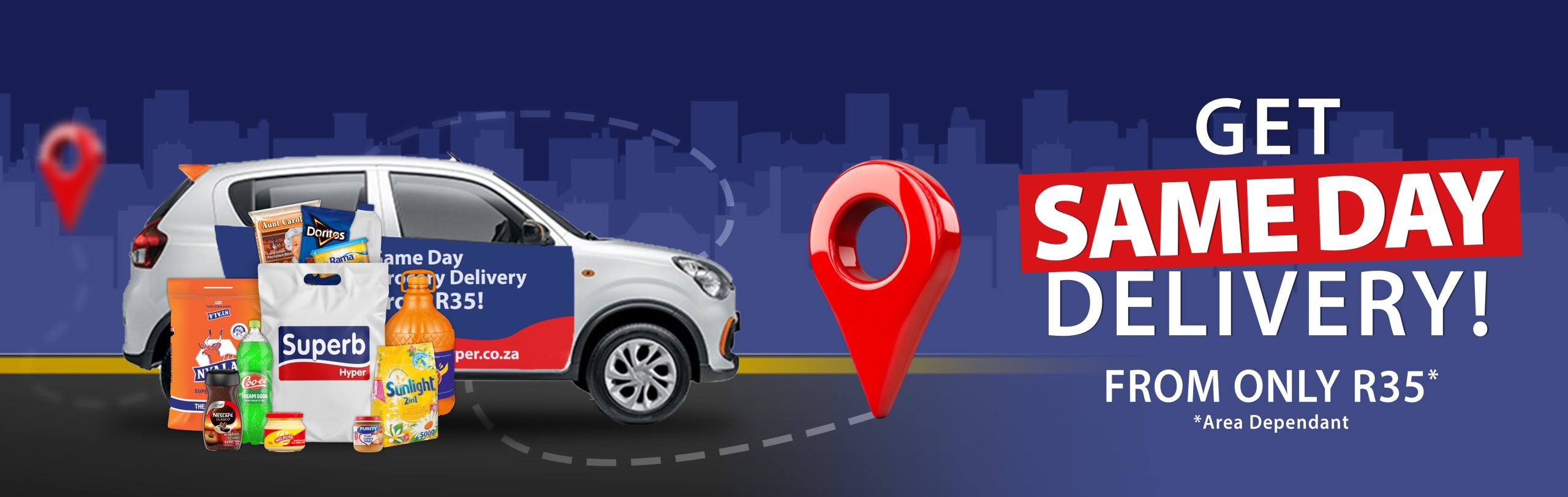 SH - Web Header - Same Day Delivery (Area Dependent)