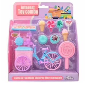 Toy Ice Cream Shop With Bike