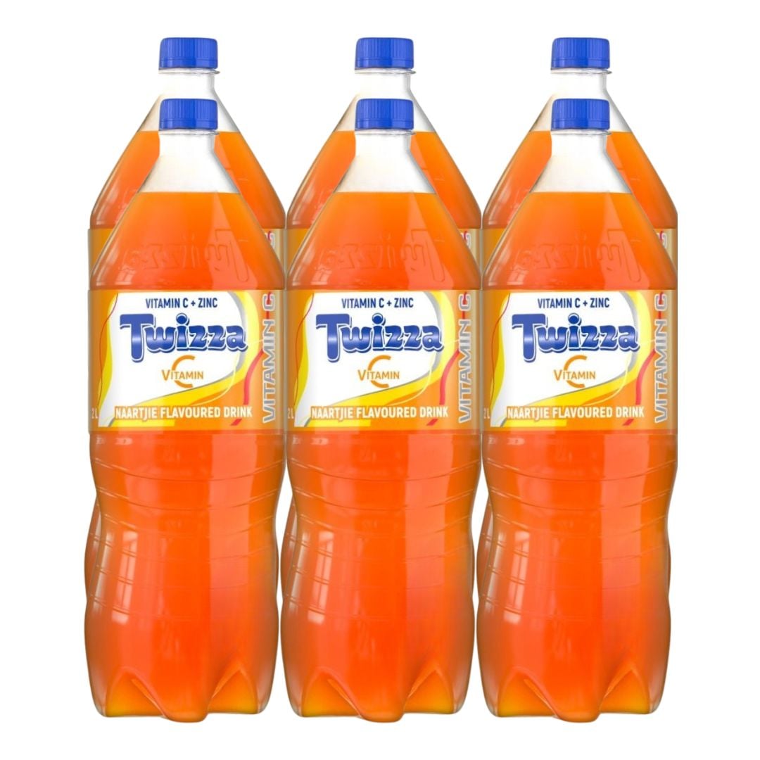 Twizza Carbonated Soft Drink Vitamin C Narrtjie 6x2lt