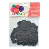 Balloons Plain Silver 10's