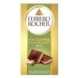 Ferrero Rocher Slab Macadamia And Hazelnut Milk Chocolate 90gr