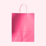 Gift Bag Medium Plain Pink
