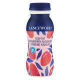 Lancewood Low Fat Strawberry Drinking Yoghurt 225gr