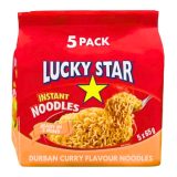 Lucky Star Instant Noodles Durban Curry Flavour 5x65gr