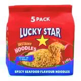 Lucky Star Instant Noodles Spicy Seafood Flavour 5x65gr