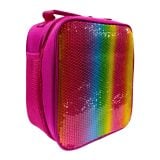 Colour Me Rainbow Sequins Lunch Bag