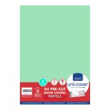 Marlin A4 Pre-Cut Book Covers Pastel Assorted - Click On Item For Colour Options