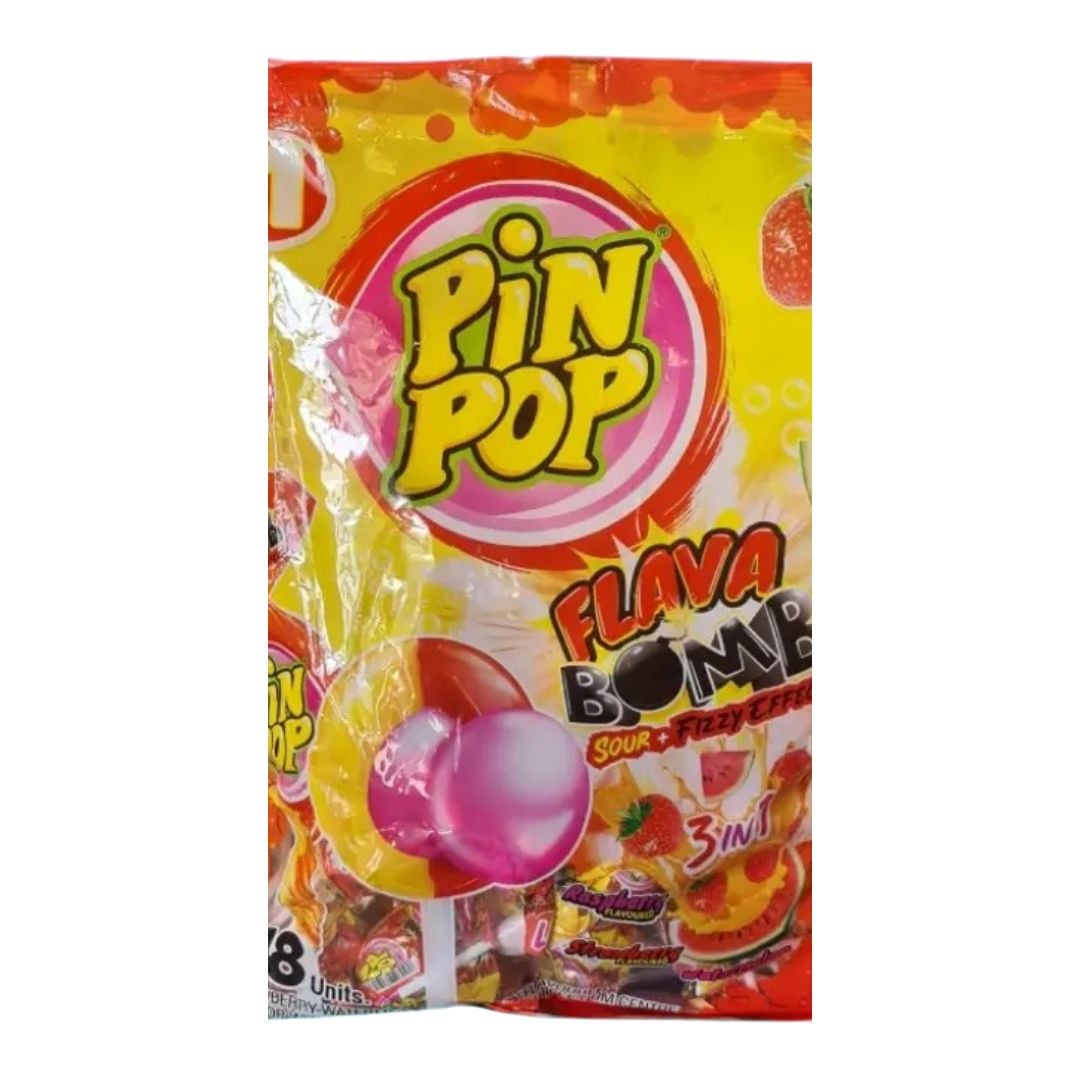 Pin Pop Flava Bomb Lollipop 48s