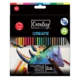 Croxley Create Aquarelle Colour Pencils 24s