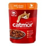 Catmor Adult Pouch Beef 70gr