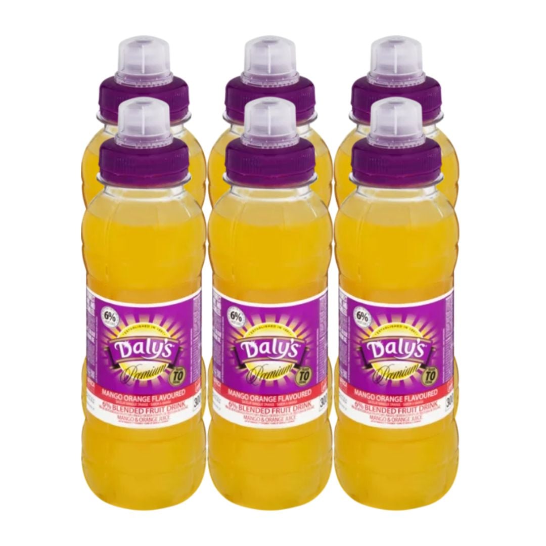 Dalys Ready To Drink Mango Orange Flavoured Juice 6x300ml