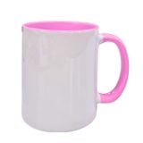 Mug Straight 2 Colour Glaze 12oz - Click On Item For Colour Options