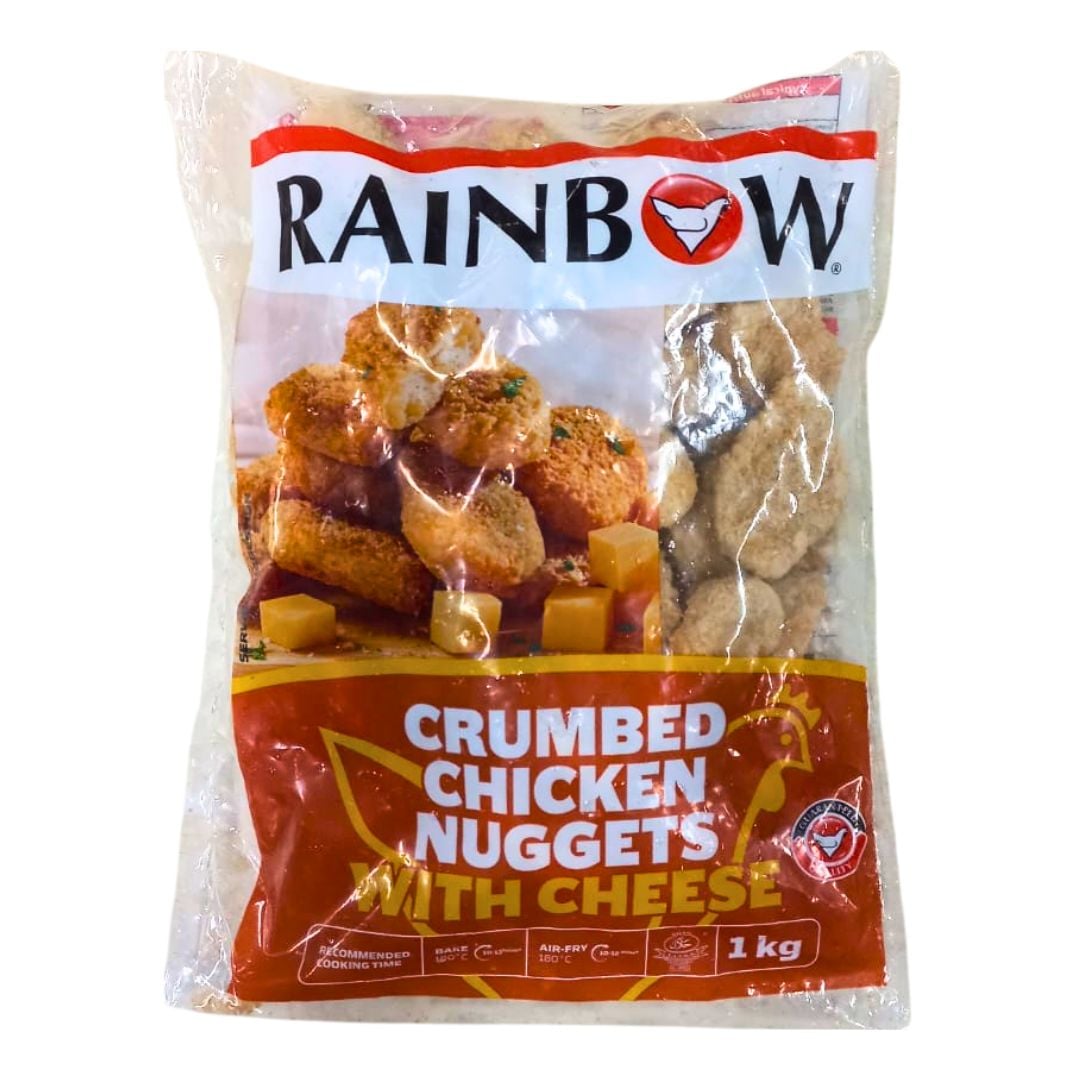Rainbow Crumbed Chicken Nuggets With Cheese 1kg