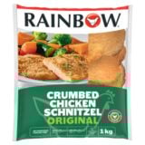 Rainbow Crumbed Chicken Schnitzel Original 1kg