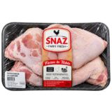 Snaz Farm Fresh Chicken Leg Quarters Skin On 1kg
