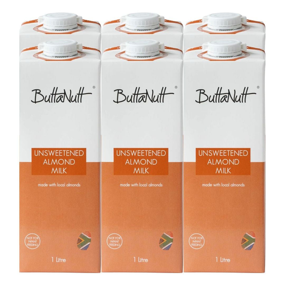 Buttanut Unsweetened Almond Milk 6x1lt