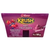 Clover Krush Mixed Berry Puree Blend 4x100gr
