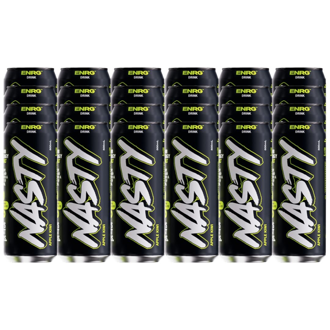 Nasty Energy Apple Kiwi Flavour 24x500ml