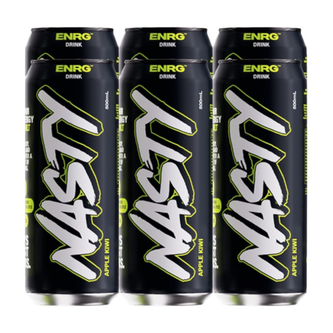 Nasty Energy Apple Kiwi Flavour 6x500ml