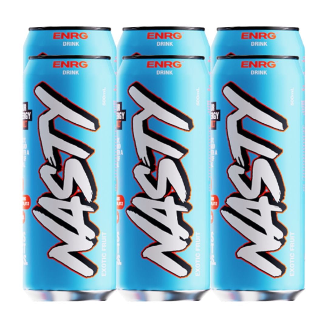 Nasty Energy Exotic Fruit Flavour 6x500ml