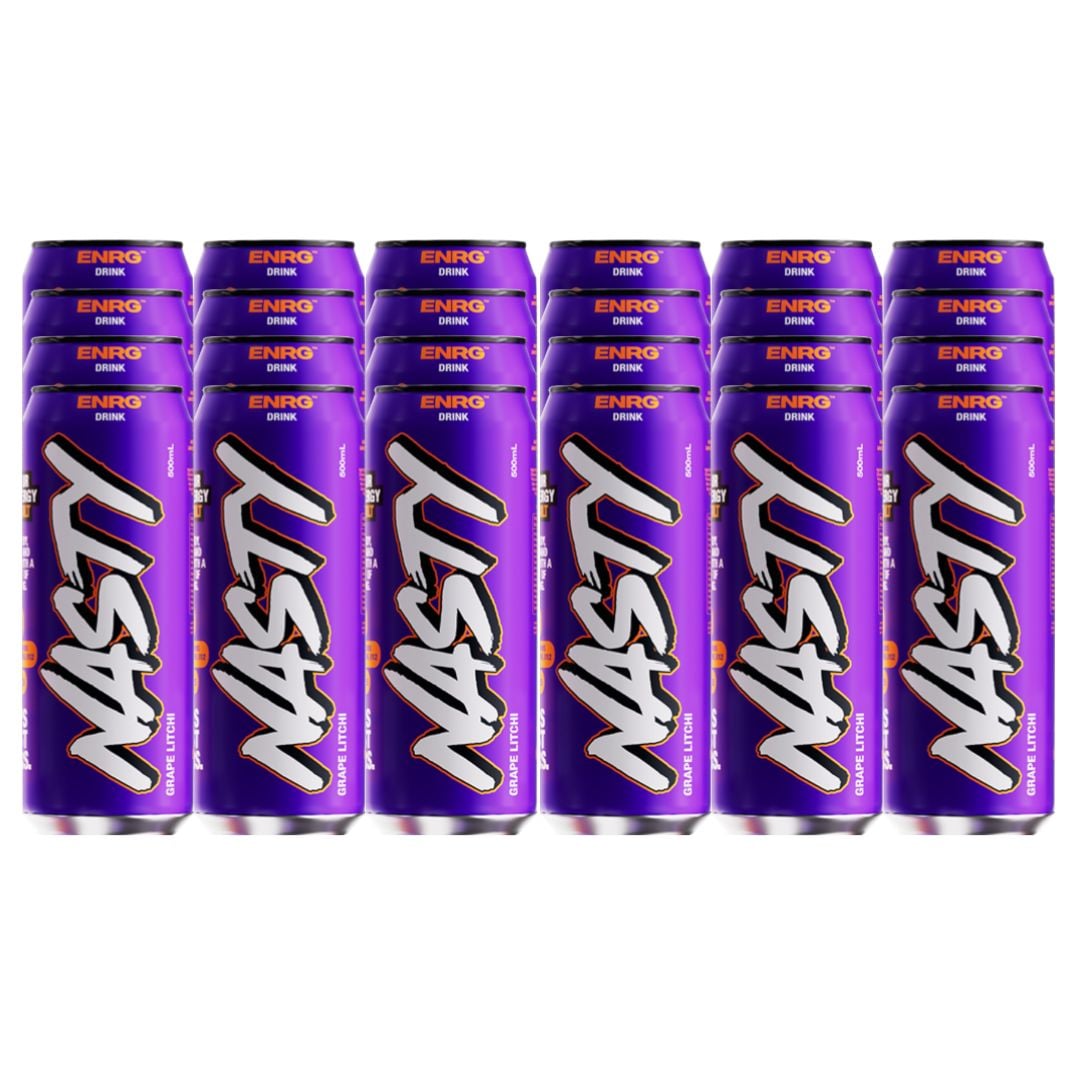 Nasty Energy Grape Litchi Flavour 24x500ml