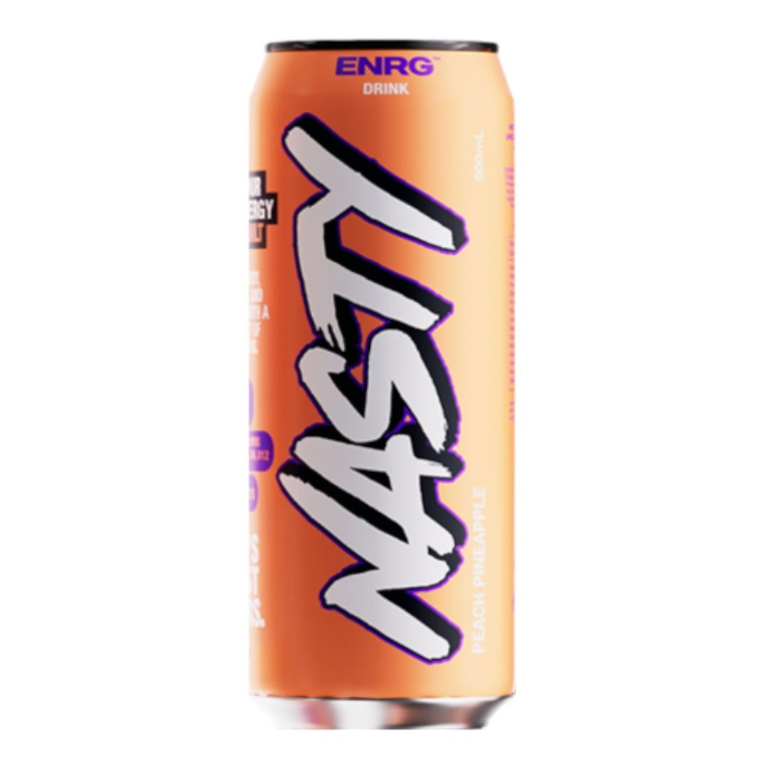 Nasty Energy Peach Pineapple Flavour 500ml