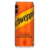 Schweppes Tangerine Flavour Soft Drink Can 300ml