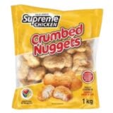 Supreme Chicken Crumbed Nuggets 1kg