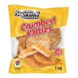 Supreme Chicken Crumbed Patties 1kg