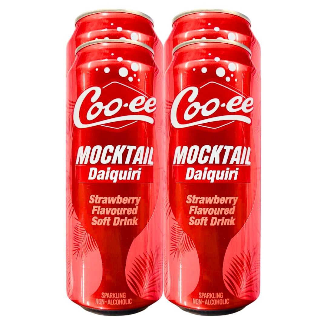 Coo-ee Mocktail Daiquiri Strawberry Flavour 4x500ml