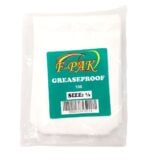 F-Pak Greaseproof Bags Size 1/2 100s