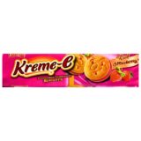 Kreme-e Strawberry Flavoured Sandwich Biscuits 150gr
