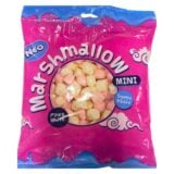 Neo Pink And White Mini Marshmallows 130gr