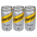 Schweppes Soda Water Can 6x200ml