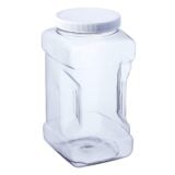 Square Ribbed Jar 2lt