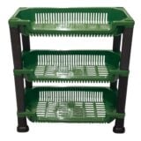 Vegetable Rack Rectangle 3pc - Click On Item For Colour Options