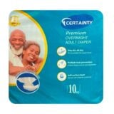 Certainty Premium Adult Diapers Medium 10s