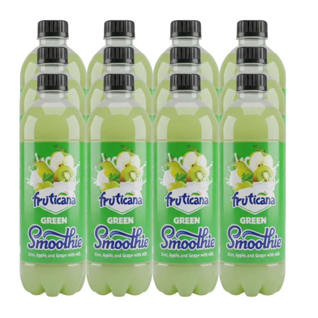 Fruticana Green Smoothie Kiwi , Apple and Grape With Milk 12x500ml