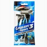 Laser 3 Male Sport Disposable Razors 5s