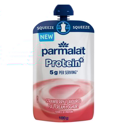 Parmalat Protein Strawberry Full Cream Yoghurt 100gr