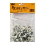 Cable Clip Round 04mm 100s