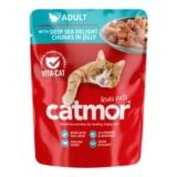 Catmor Adult Pouch Deep Sea Delight Chunks in Jelly 70gr