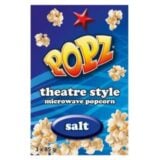 Popz! Salt Flavoured Microwave Popcorn 3x85gr