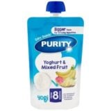 Purity Pouch Yoghurt And Mixed Fruit 150ml