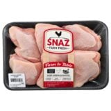 Snaz Farm Fresh Chicken Thighs Skin On 1kg